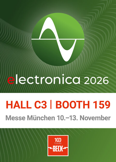Wir freuen uns auf Ihren Besuch auf der electronica 2026! electronica 2026
