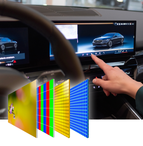 Anwendungsbeispiel eines Quantum-Dots-Displays Nanotechnologie im Display